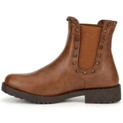 OLIVIA MILLER Women's Belle Studded Chelsea Boots -Columba Clothing Shop 2084671 203 alt2