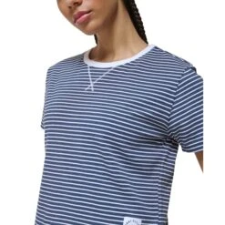 TOMMY HILFIGER Women's Cropped Short-Sleeve Crew -Columba Clothing Shop 2085560 402 alt2