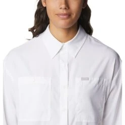COLUMBIA Women's Silver Ridge Utility Long-Sleeve Shirt -Columba Clothing Shop 2085707 101 alt3