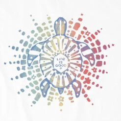 LIFE IS GOOD Women's Turtle Vibes Short-Sleeve Tee -Columba Clothing Shop 2086109 101 alt1
