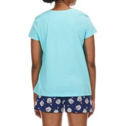 RENE ROFE Women's Owl We Need Is Love Shorts Pajamas Set -Columba Clothing Shop 2086813 430 alt1