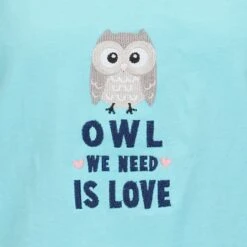 RENE ROFE Women's Owl We Need Is Love Shorts Pajamas Set -Columba Clothing Shop 2086813 430 alt3