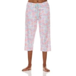 RENE ROFE Women's Beach Happy Capri PJ Sleep Set, 2 Piece -Columba Clothing Shop 2086816 430 alt2