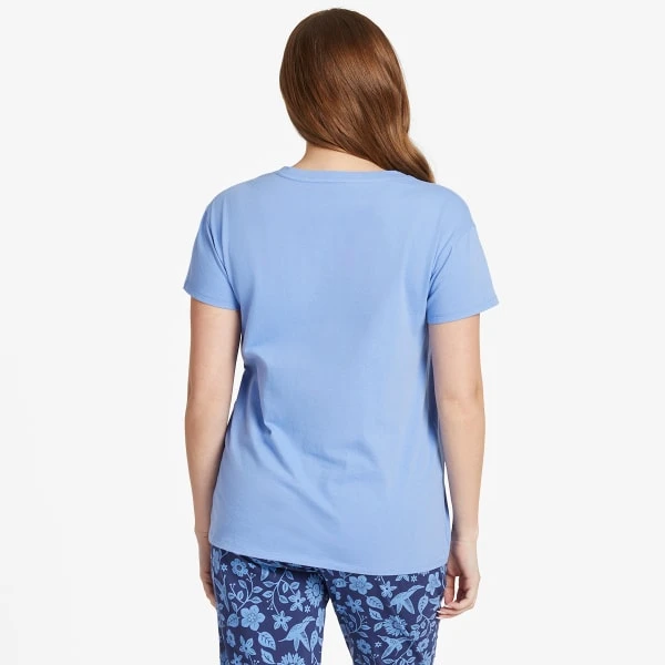 LIFE IS GOOD Women's Hummingbirds Mirror Snuggle Up Relaxed Sleep Vee 2 LIFE IS GOOD Women's Hummingbirds Mirror Snuggle Up Relaxed Sleep Vee - Image 2