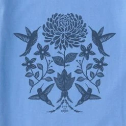LIFE IS GOOD Women's Hummingbirds Mirror Snuggle Up Relaxed Sleep Vee 6 LIFE IS GOOD Women's Hummingbirds Mirror Snuggle Up Relaxed Sleep Vee -Columba Clothing Shop 2087638 405 alt2