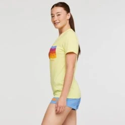 COTOPAXI Women's Disco Wave Organic Short-Sleeve Tee -Columba Clothing Shop 2088337 740 alt4