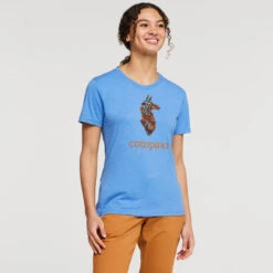 COTOPAXI Women's Altitude Llama Organic Short-Sleeve Tee -Columba Clothing Shop 2088338 405 alt2