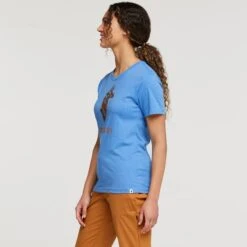 COTOPAXI Women's Altitude Llama Organic Short-Sleeve Tee -Columba Clothing Shop 2088338 405 alt4