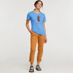 COTOPAXI Women's Altitude Llama Organic Short-Sleeve Tee -Columba Clothing Shop 2088338 405 alt6