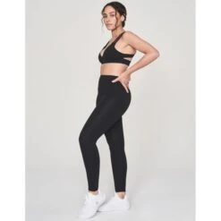 YOGAWORKS Women's Emily Mid-Rise Leggings -Columba Clothing Shop 2088386 001 alt2