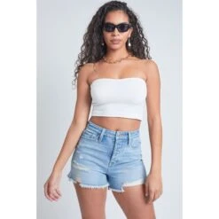 YMI Juniors' High Rise 3" Festival Shorts -Columba Clothing Shop 2088546 406 alt3