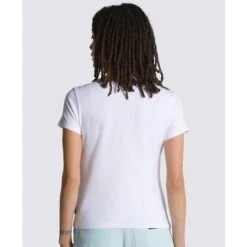 VANS Juniors' Resort To Nature Mini Short-Sleeve Tee -Columba Clothing Shop 2089355 101 alt1