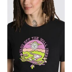 VANS Juniors' Resort Mix Cropped Short-Sleeve Tee -Columba Clothing Shop 2089356 001 alt2