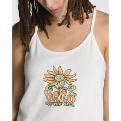 VANS Juniors' Floral Halter Tank Top -Columba Clothing Shop 2089360 101 alt2