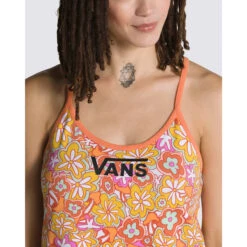 VANS Juniors' Resort Floral Halter Tank Top -Columba Clothing Shop 2089361 905 alt2
