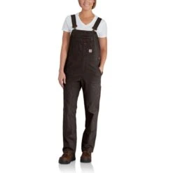 CARHARTT Women's 102438 Rugged Flex Loose Fit Canvas Bib Overall -Columba Clothing Shop 2089812 270 alt2