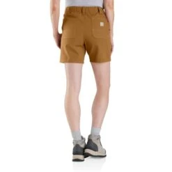 CARHARTT Women's 105730 Rugged Flex Relaxed Fit Canvas Work Short -Columba Clothing Shop 2089964 246 alt3